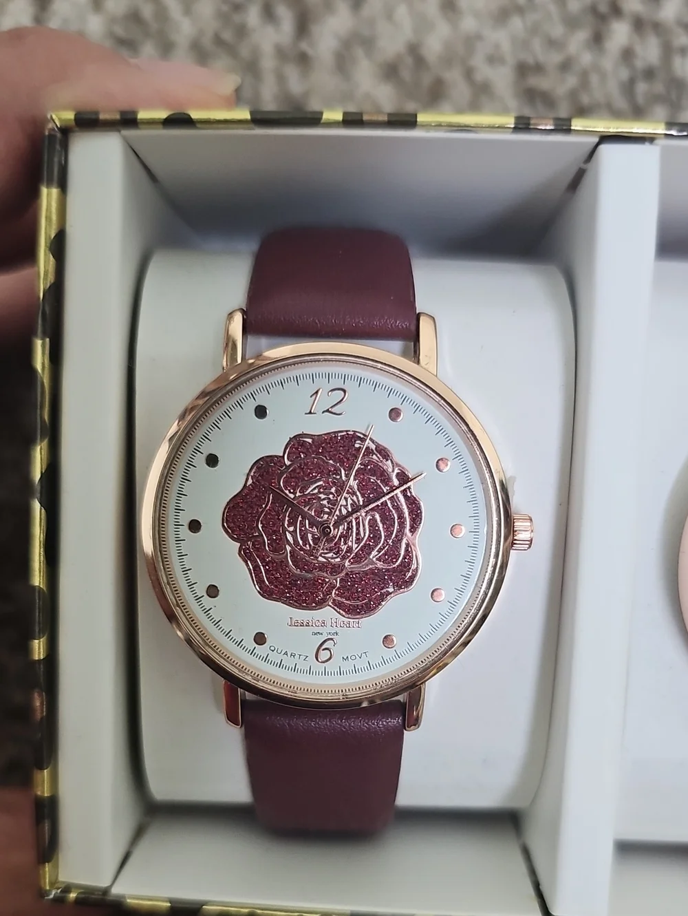 JESSICA HEART FLEUR WOMENS WATCH SET BFPM-07-118